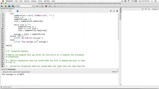 6.9 (Part 2) Exception Handling - Python