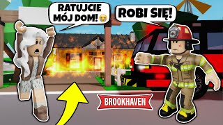 ZOSTAŁEM STRAŻAKIEM NA BROOKHAVEN! 👨‍🚒🚒