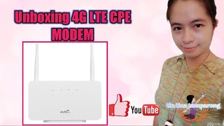 UNBOXING 4G LTE CPE OPENLINE MODEM