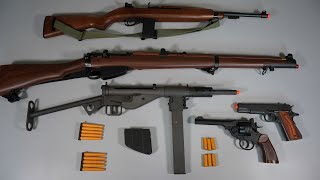 WW2 Allies Britain Army Toy Gun - Airsoft -  Lee-Enfield  - Sten Mk2 - Realistic Toy Gun Collection