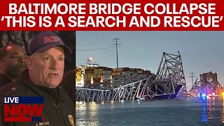 Baltimore Bridge Collapse: Rescues underway after Francis Scott Key Bridge struck | LiveNOW from FOX