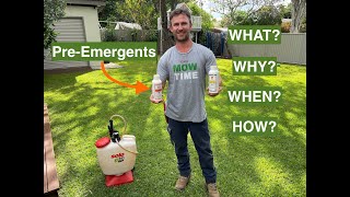 LAWN PRE-EMERGENTS FOR BEGINNERS. WHAT, WHY, WHEN \u0026 HOW?