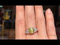 4.47 金綠玉貓眼鑽戒（gia