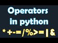 9. Python operators