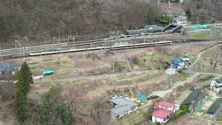 姨捨駅　日本三大車窓　姨捨の棚田　　DJI Air2S