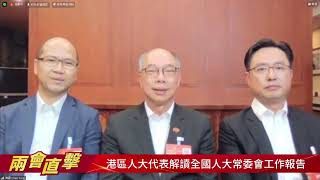 【直播】- 港區人大代表解讀政府工作報告