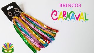 HOW TO MAKE EARRINGS FOR CARNIVAL - Sequin earrings - MAKE AND SELL #carnivalearrings #earringste...