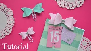 Diy Embellishments - Paper Clip bows - Little Hot Tamale - Diy Planner Supplies - Build Your Stash