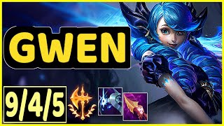 GWEN VS GAREN - 9/4/5 KDA TOP GAMEPLAY