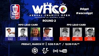 Round Two 2017 Waco Annual Charity Open - R2 | Koling, Wysocki, Conrad, \u0026 Feldberg