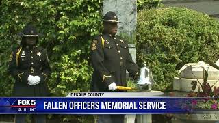 DeKalb County fallen officer memorial service