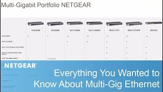 マルチギガイーサネットについて知りたいことすべて |ネットギア事業
