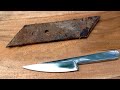 Making Tapered Full Tang knife - 2022 - Blacksmithing / Random Luha