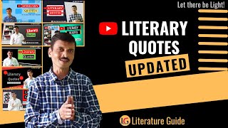 Literary Quotes | Literary Quotations in English Literature- Literature Guide