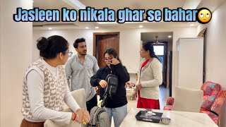 Jasleen ko nikala Ghar se bahar || Prank gone serious || Mom se maar padi🥲 #vlog #prank