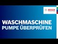 Waschmaschine pumpt nicht ab: So reinigst du die Pumpe | Bosch Waschmaschinen Hilfe