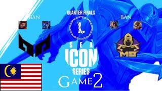 LUNATIX vs M8HEXA.GLUCK - [GAME 2] Quarterfinals Icon Series SEA Malaysia 2021 | Wild Rift