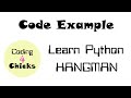 Learn Python - Code Example - HANGMAN