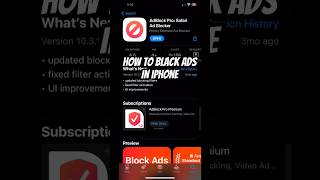 How to block ads on iPhone #shorts