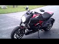 2012 ducati diavel carbon red