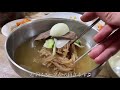 【assorted beef sashimi and pyeongyang style cold noodles 】