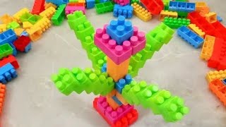 Satisfying Diy flower /ASMR Building blocks #relaxation#satisfying  asmr#asmrsounds#buildingblocks