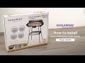 Hanabishi Electric Barbeque Set with Stand HA1399 Installation Guide