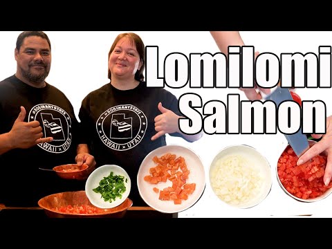 What is the main ingredient in the popular Hawaiian dish Lomi Lomi 2 points?