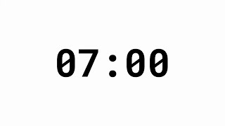 420 Second Countdown Timer - White Background