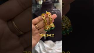 One gram gold jewellery wit prices Please contact on whatsapp 7382280220 #ysr