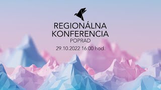 Regionálna konferencia | Poprad | sobota 16:00