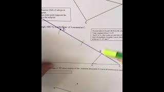 Construct dilated triangle, scale factor 3