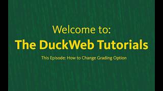 How to Change Grading Option (Graded vs. Pass/No Pass)