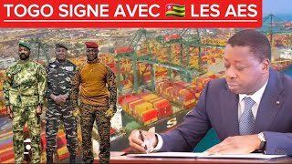 #togo Signe encore un accord d'eternité 🇹🇬avec les Pays de l'#AES ce qui va contre là #CEDEAO