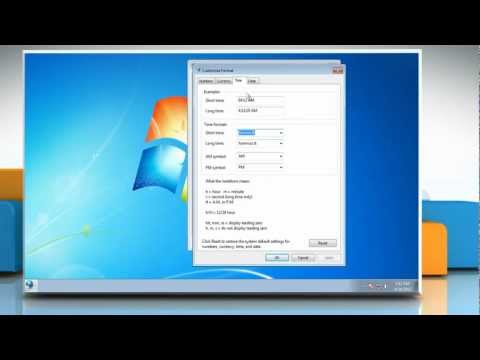 How to Change Time Format in Windows® 7 System Clock How to Change Time Format in Windows® 7 System Clock
