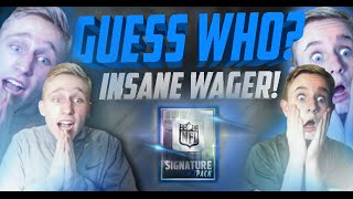 GUESS WHO!? SIGNATURE WAGER Vs. My Brother!? (PART 2!!) Madden Mobile