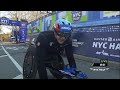 Daniel Romanchuk wins NYC Half men's wheelchair race