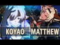 GBVSR: Koyao (Narmaya) Vs EGO|Matthew (Lowain) | High Level Gameplay.