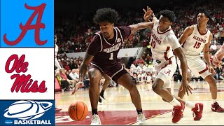 Alabama vs Ole miss Full Game Jan 14, 2025 | College men's basketball | NCAA Highlights 2025