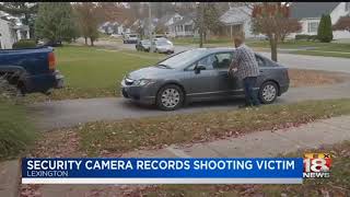 Security Camera Records Shooting Victim