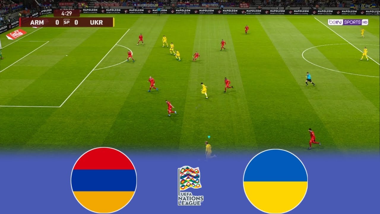 Armenia Vs Ukraine - UEFA Nations League 2022/23 - Pes 2021 Patch 2023 ...