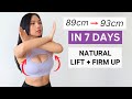 How I lift my breasts up 4cm in 7 days, intense workout to give your bustline a natural lift