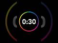 ⏱️30 Second Timer with Clock Ticking Sound & Finish Ding 🔔 #timer