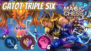 GATOT TERKUAT!! TRIPLE SIX!! MAGIC CHESS!!