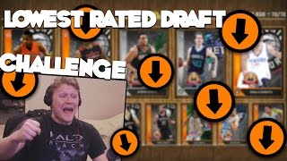 LOWEST RATED DRAFT CHALLENGE! | NBA2K16 Draft