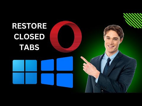 How to Restore or Reopen Recently Closed Tabs in Opera on Windows 11 or 10 GearUpWIndows Tutorial