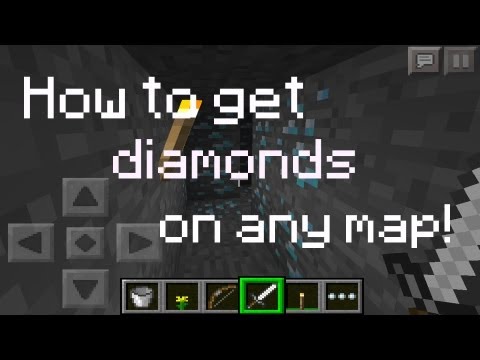 Minecraft PE: How to find diamonds fast on any map in 5 min!! Minecraft PE: How to find diamonds fast on any map in 5 min!!