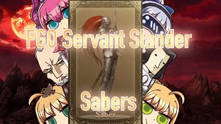 FGO Servant Slander: Sabers