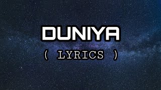 Duniya Song With Lyrics | Akhil | Dhvani Bhanushali