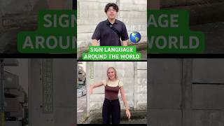 JAPAN vs AMERICA Sign Language 🤟#Japan #SignLanguage #Deaf